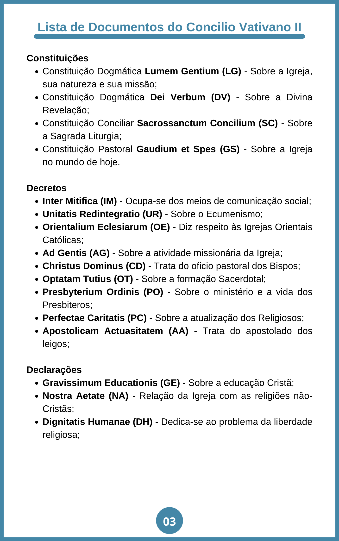 RESUMO Gaudium Et Spes, PDF, Igreja católica